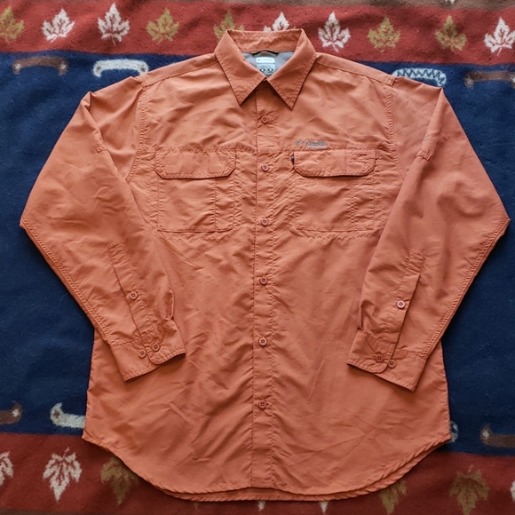 Columbia Titanium LS button-up Lightweight Shirt M
